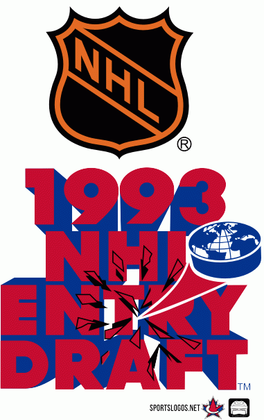 NHL Draft 1993 Primary Logo iron on transfers for clothing
